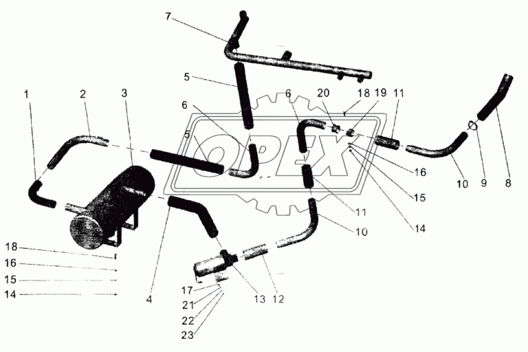 103-1015081 Патрубок угловой МАЗ